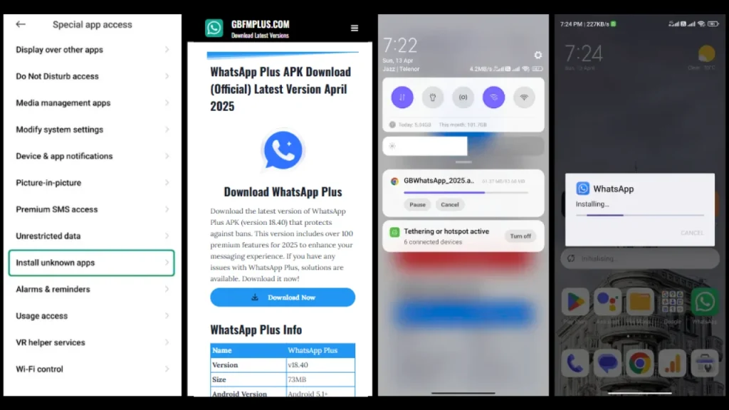 WhatsApp Plus download and install